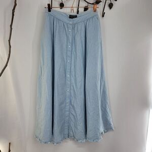 Ralph lauren lauren jeans company vintage chambray skirt